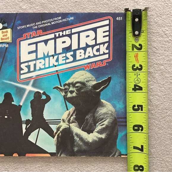 Vintage Star Wars: The Empire Strikes Back Music Record & Read Along Book-1980 - Picture 7 of 8